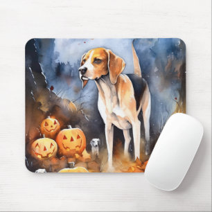 Mousepad Halloween American English Foxhound Com Pumpkins