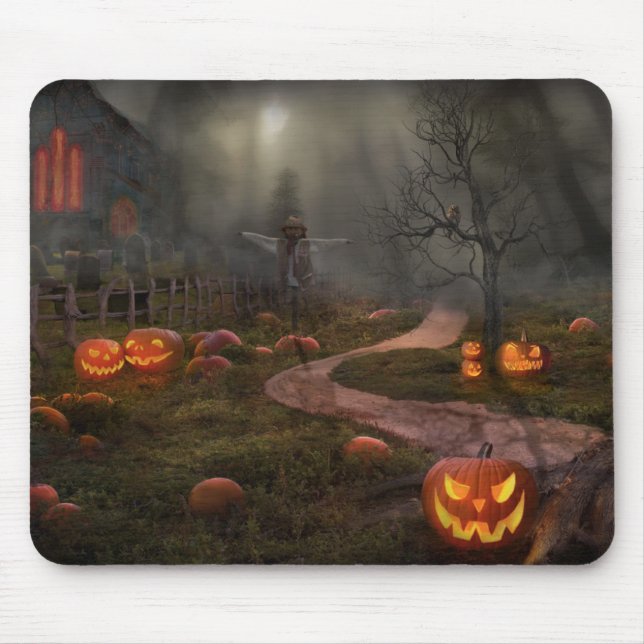 Mousepad Halloween - Às vésperas do Dia das Bruxas (Frente)