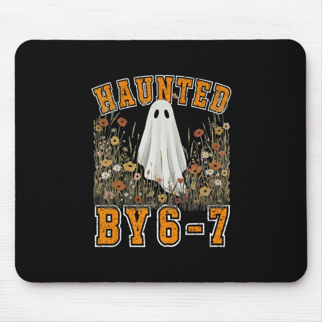 Mousepad Halloween Assombrado 67 Seis Sete Meme 1 (26)  (Frente)