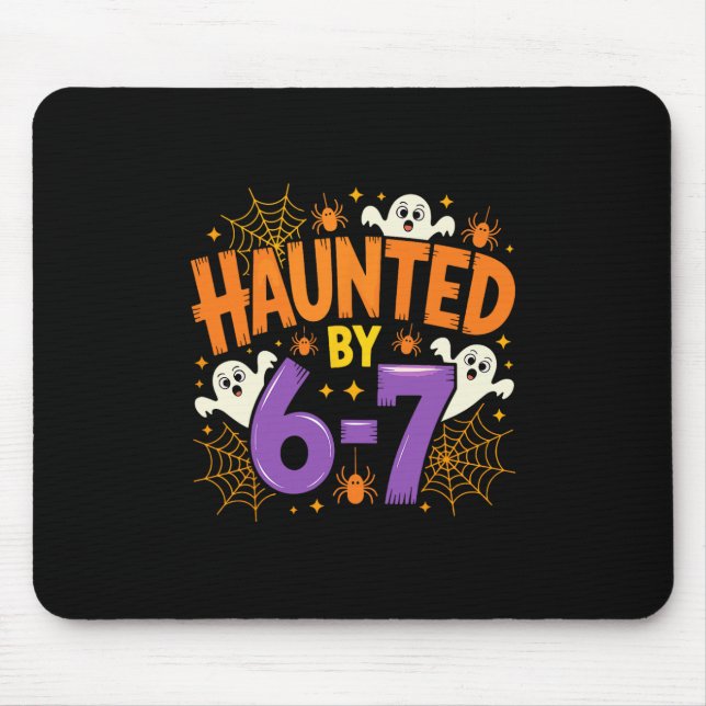 Mousepad Halloween Assombrado 67 Seis Sete Meme 1 (3)  (Frente)
