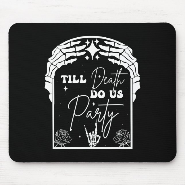 Mousepad Halloween Até que a Morte Nos Separe Festa de Solt (Frente)