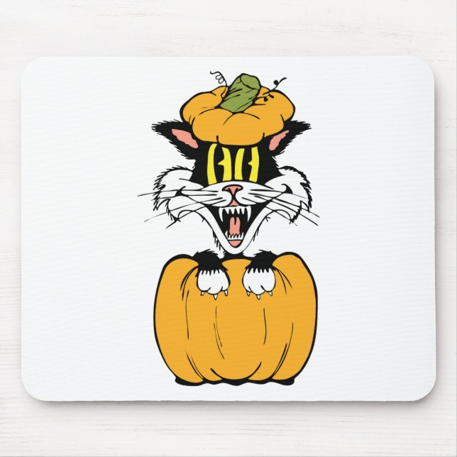 Mousepad Halloween Cat (Frente)