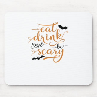 Mousepad Halloween Coma Beba E Seja Assustador Criativo Cas