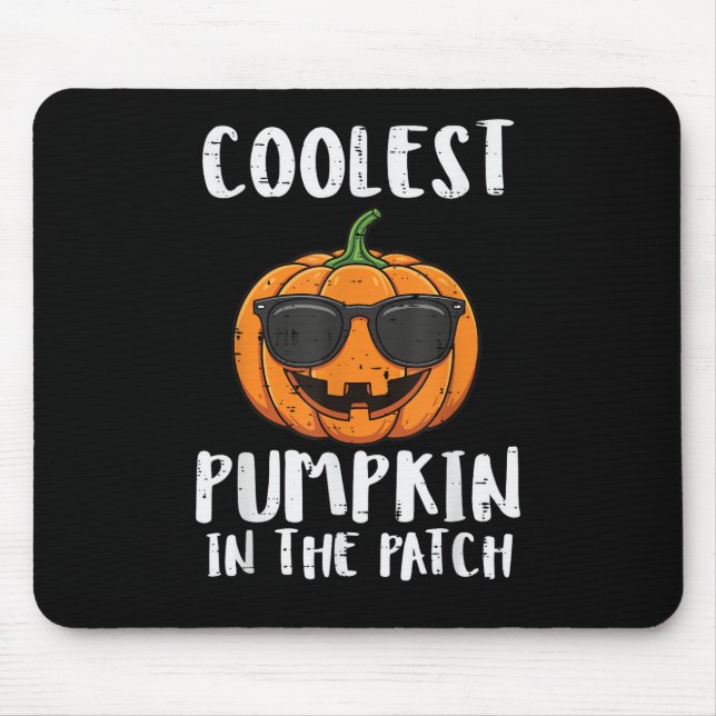 Mousepad Halloween Coolest Pumpkin Patch Costume Men Boys K (Frente)