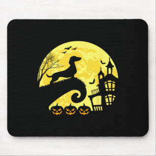 Mousepad Halloween Dachshund Weenie Wiener Moonshine Sausag