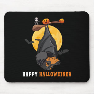 Mousepad Halloween De Abóbora Para Mulheres & Cão De En