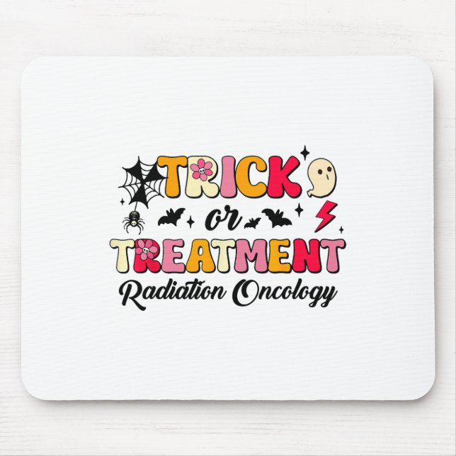 Mousepad Halloween De Oncologia De Trick Ou De Tratamento (Frente)