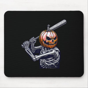 Mousepad Halloween do jogador de beisebol