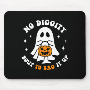 Mousepad Halloween Fantasma, Sem Diggidade, Não É Para Esco