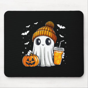 Mousepad Halloween Ghost Pumpkin Spice Latino outono Co