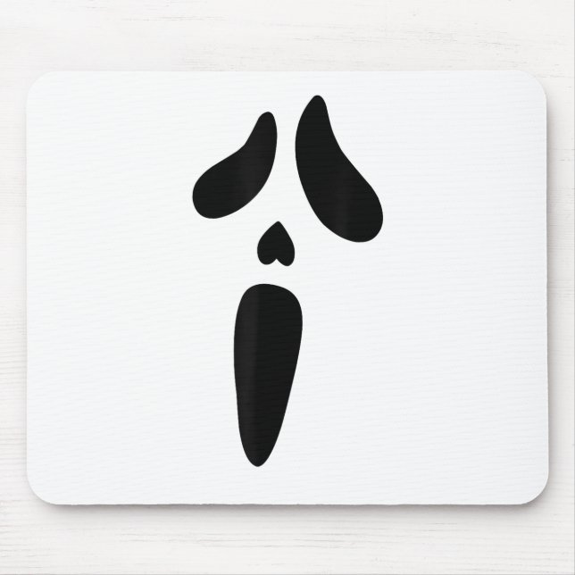 Mousepad Halloween Ghost Scary Face Holiday (Frente)