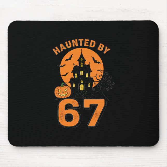 Mousepad Halloween Haunted 67 Six Seven Meme 1 (1)  (Frente)