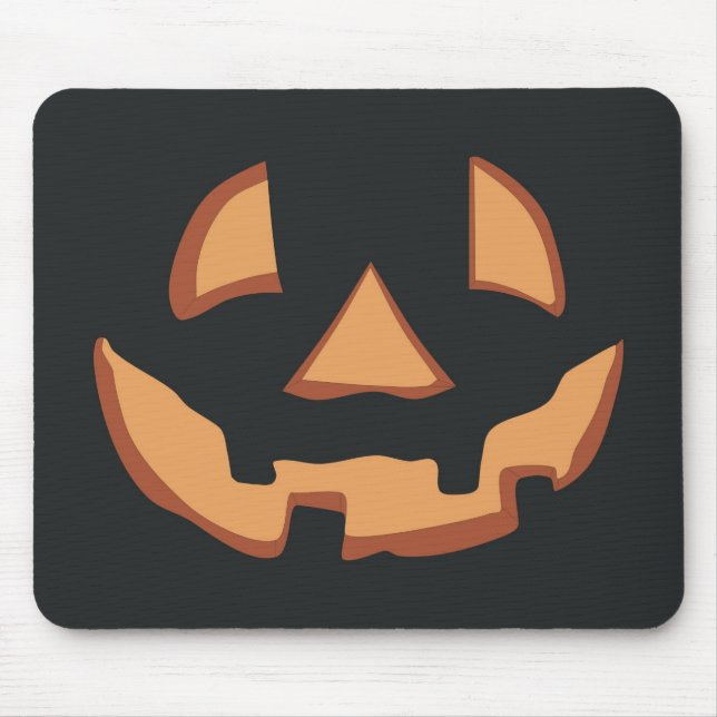Mousepad Halloween - Kürbisgesicht (Frente)