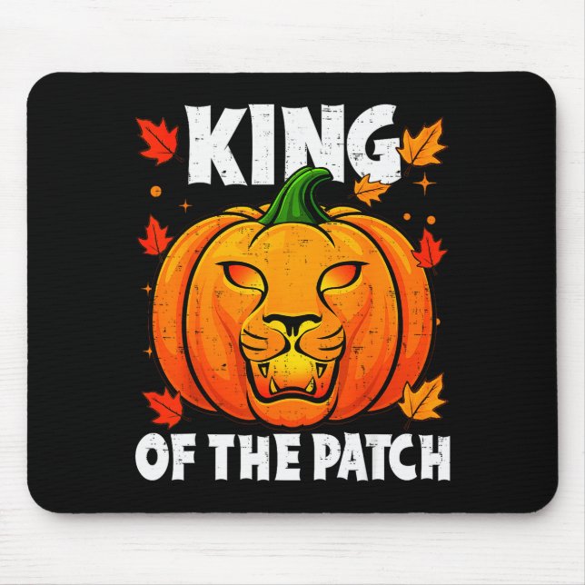 Mousepad Halloween Lion Pumpkin King Of The Patch Costume M (Frente)