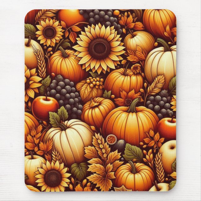 Mousepad Halloween/outono/Outono/Abóbora (Frente)