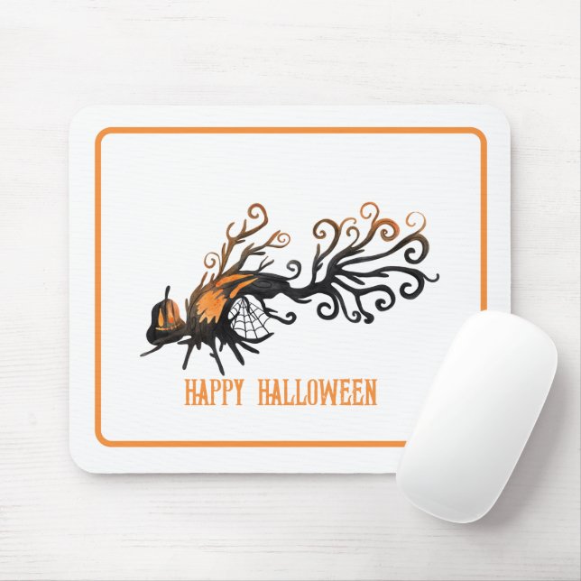 Mousepad Halloween/outubro/Queda/abóbora (Com mouse)