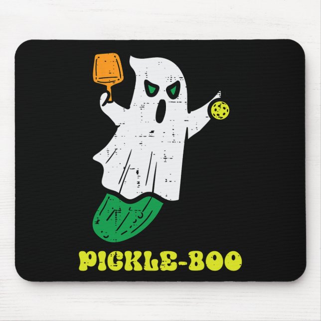 Mousepad Halloween Pickleball Pickleball Boo Ghost Costume  (Frente)