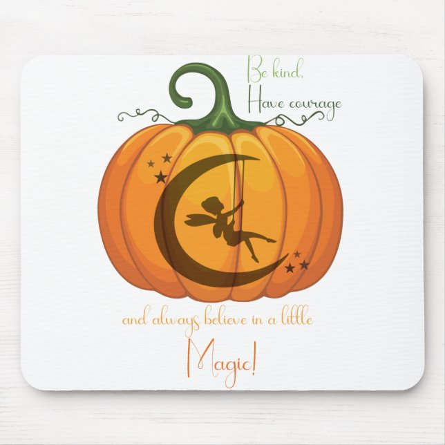 Mousepad Halloween Pumpkin Fairy design (Frente)
