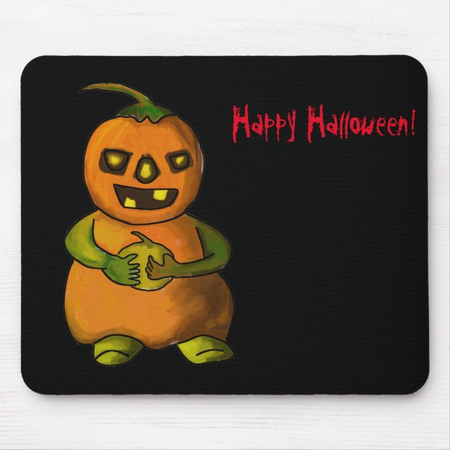 Mousepad Halloween Pumpkinman (Frente)