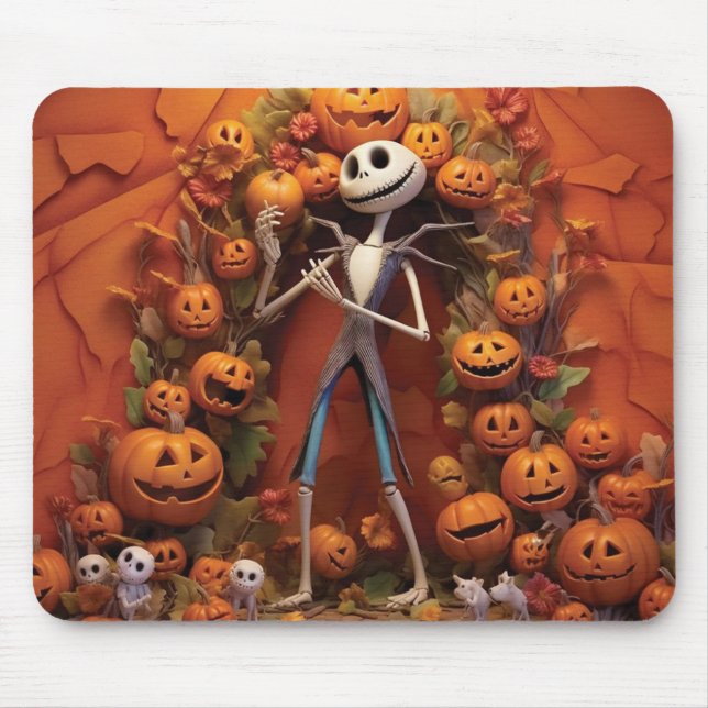 Mousepad Halloween Pumpkins (Frente)