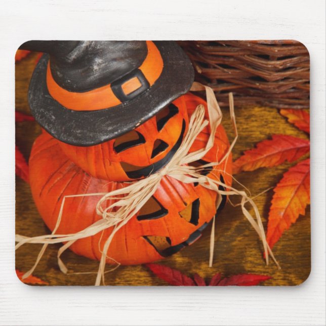 Mousepad Halloween Pumpkins (Frente)
