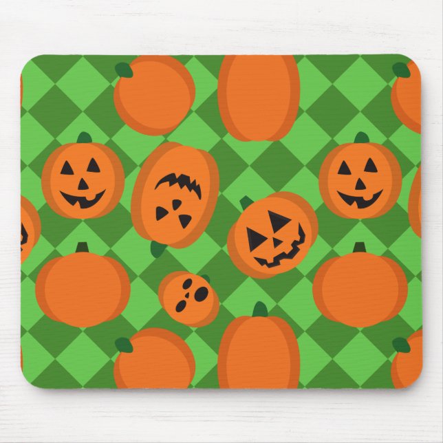 Mousepad Halloween Pumpkins (Frente)