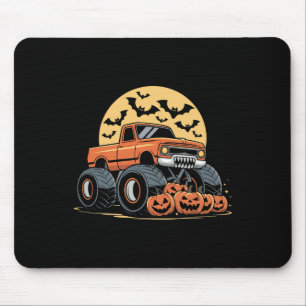 Mousepad Halloween S Para Crianças Monster Truck Pumpkins
