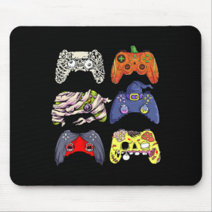 Mousepad Halloween Skeleton Zombie Bruxa Controladora Mummy