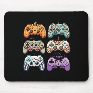 Mousepad Halloween Skeleton Zombie Controladoras de Jogos M