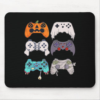 Mousepad Halloween Skeleton Zombie Controladoras de Jogos M