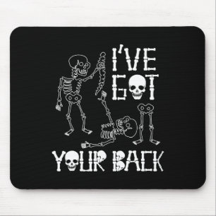 Mousepad Halloween Skeletons Eu Tenho Seus Homens De Costum