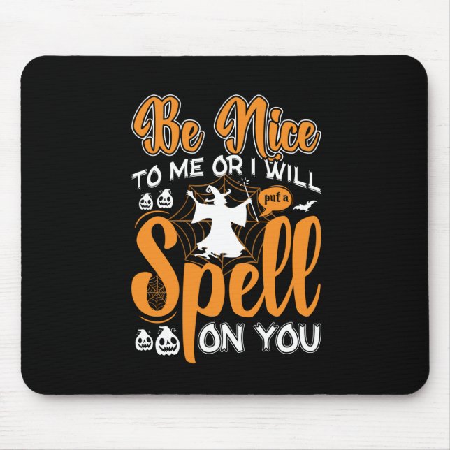 Mousepad Halloween Spell Em Você Aniversário (Frente)