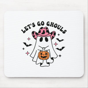 Mousepad Halloween Vamos Ir Ghouls Fantasma Retro Costume W