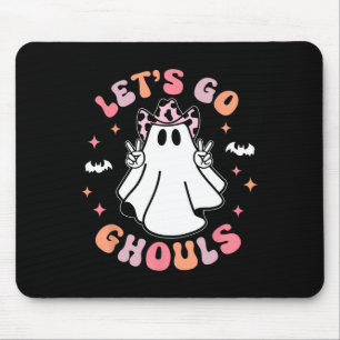 Mousepad Halloween Vamos Ir Ghouls Fantasma Retro Costume W