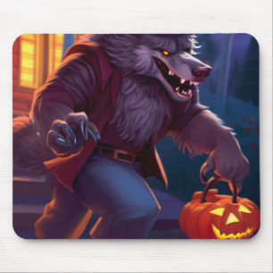 Mousepad Halloween/werewolf/outono/outono