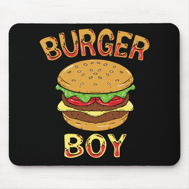 Mousepad HAMBURGER / CHEESEBURGER: Burger Boy (Frente)