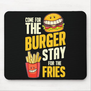 Mousepad Hamburger de carne grelhada - cheeseburger