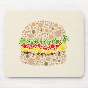Mousepad Hamburger Em Pontos