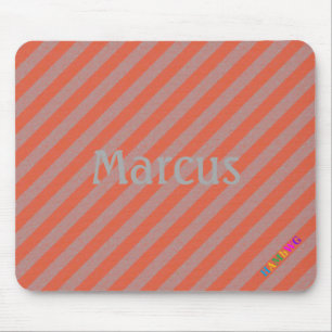 Mousepad HAMbWG - rato do computador - diagonal alaranjada