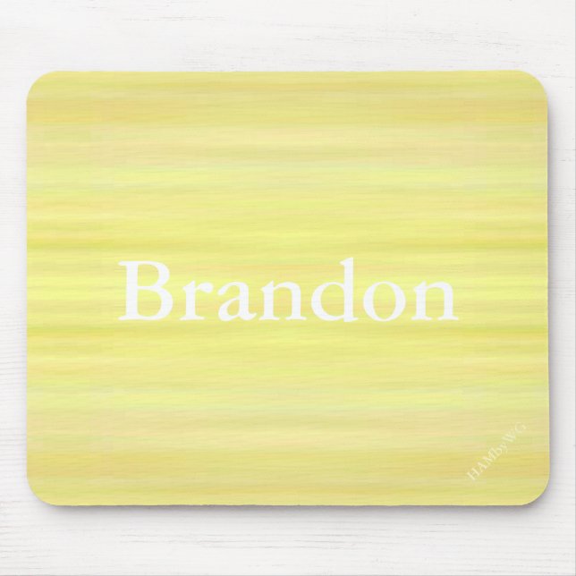Mousepad HAMbyWG - Pad do mouse - Amarelo lavado (Frente)