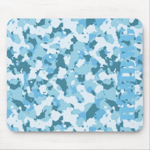 Mousepad HAMbyWG - Pad do mouse - Camuflagem azul de cinza