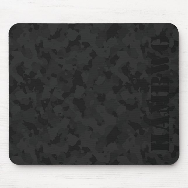 Mousepad HAMbyWG - Pad do mouse - Camuflagem preta (Frente)