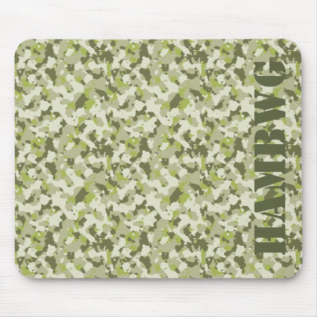 Mousepad HAMbyWG - Pad do mouse - Camuflagem verde (Frente)