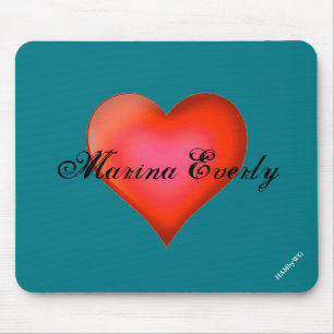 Mousepad HAMbyWG - Pad do Mouse - Coração Vermelho