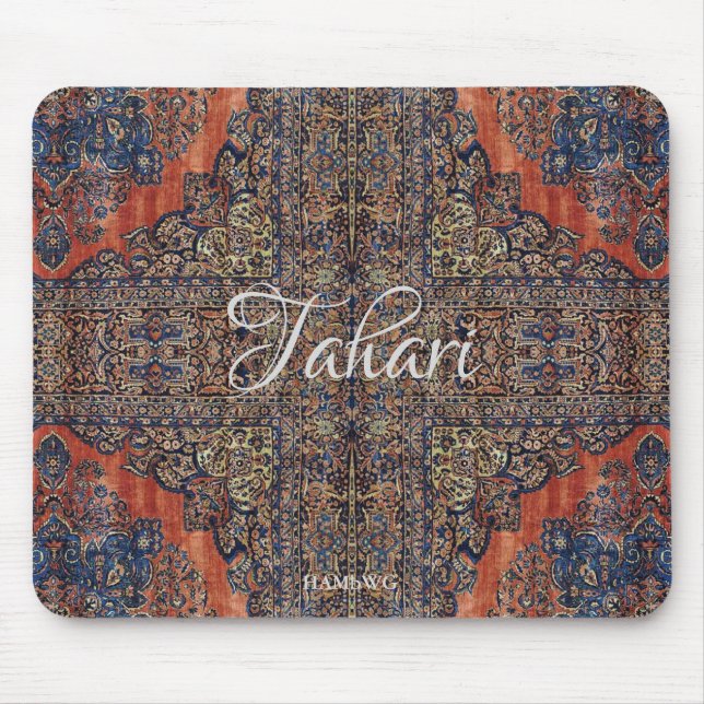 Mousepad HAMbyWG - Pad do mouse - Coral cigano e azul (Frente)
