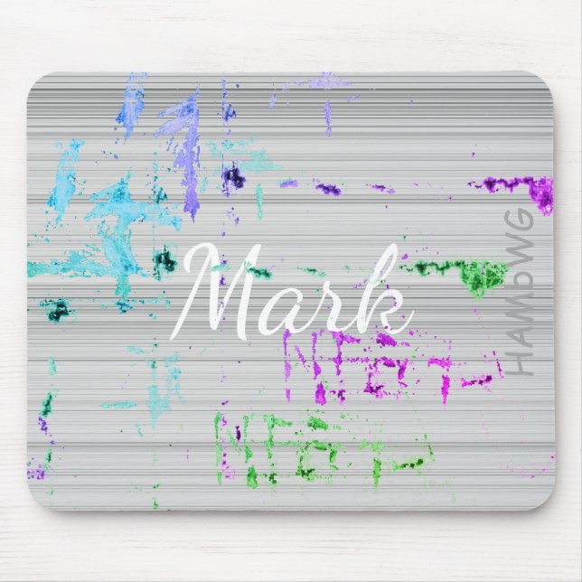 Mousepad HAMbyWG - Pad do Mouse - Faixa de Cinzas em dificu (Frente)