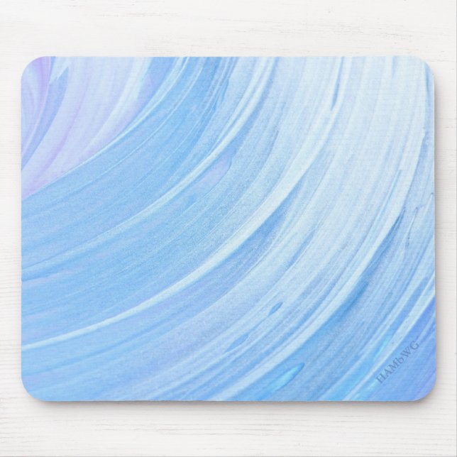 Mousepad HAMbyWG - Pad do mouse - Pano azul-prateado (Frente)