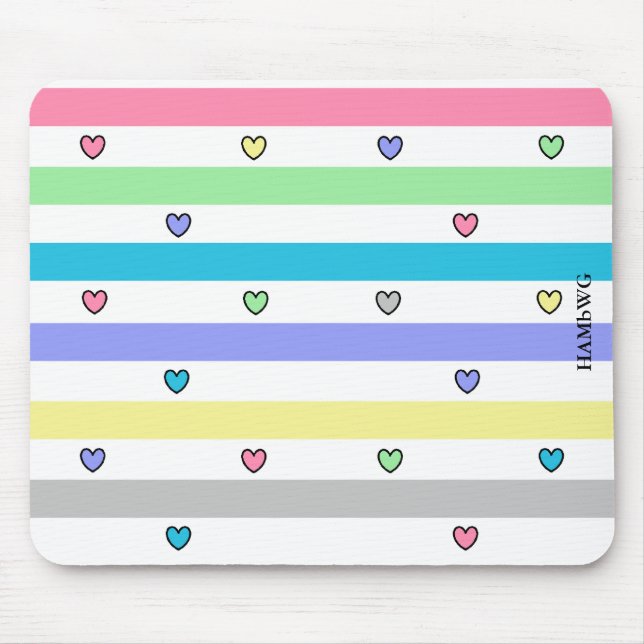 Mousepad HAMbyWG - Pad do mouse - Pastel (Frente)