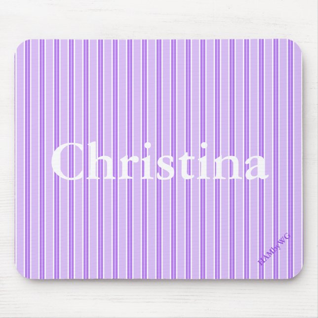 Mousepad HAMbyWG - Pad do Mouse - Stripe Violeta (Frente)