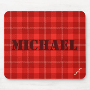 Mousepad HAMbyWG - Pad do mouse - Xadrez vermelha